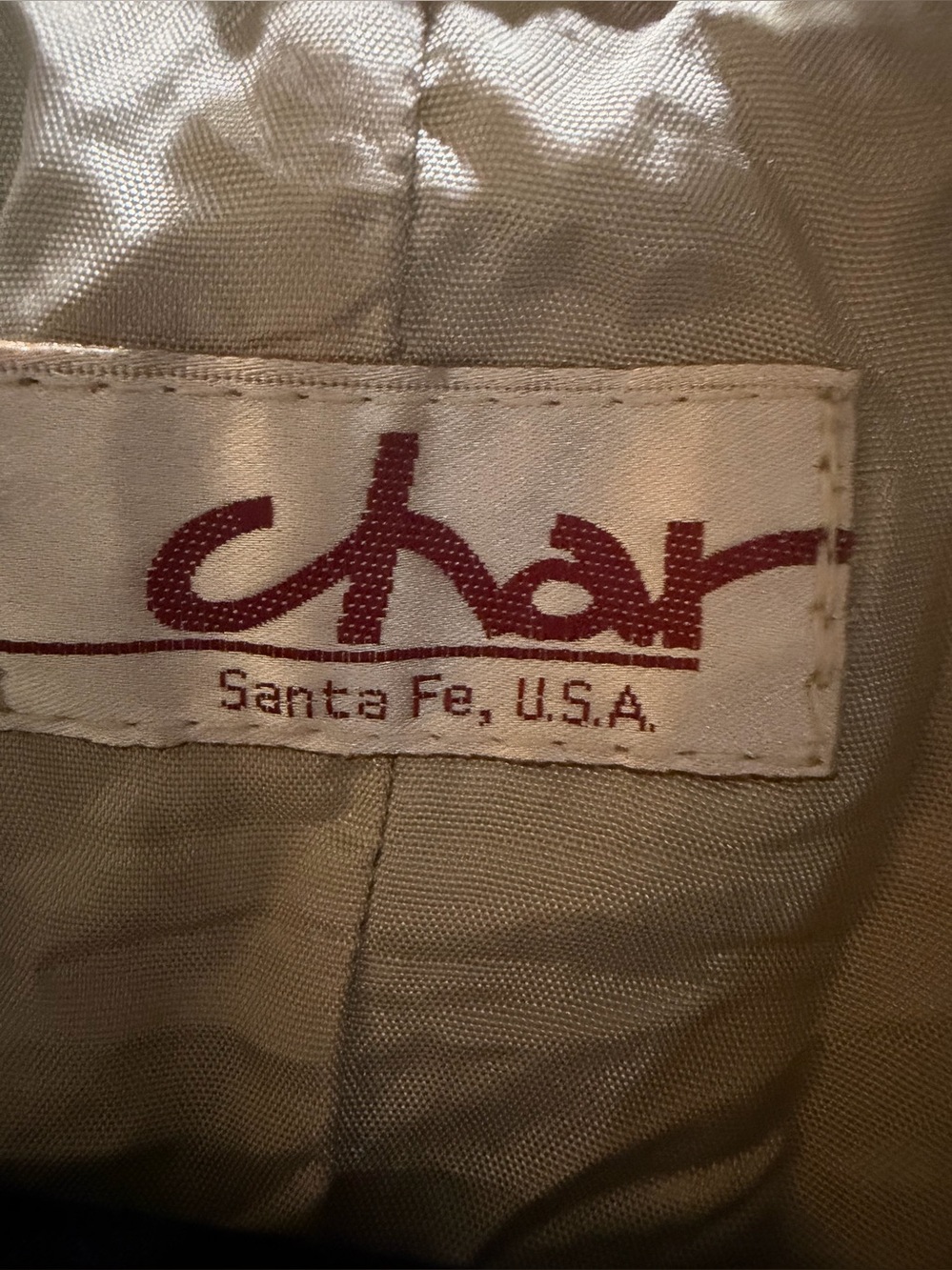 Vintage 1970’s Char Hand Painted Suede Leather Jack - Picture 7 of 8